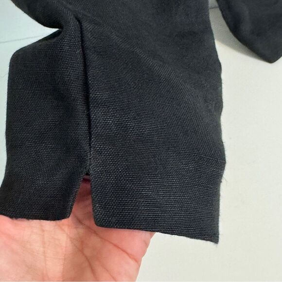 Dana Buchman Black Linen Blend Trouser Pants 14 - Picture 3 of 9